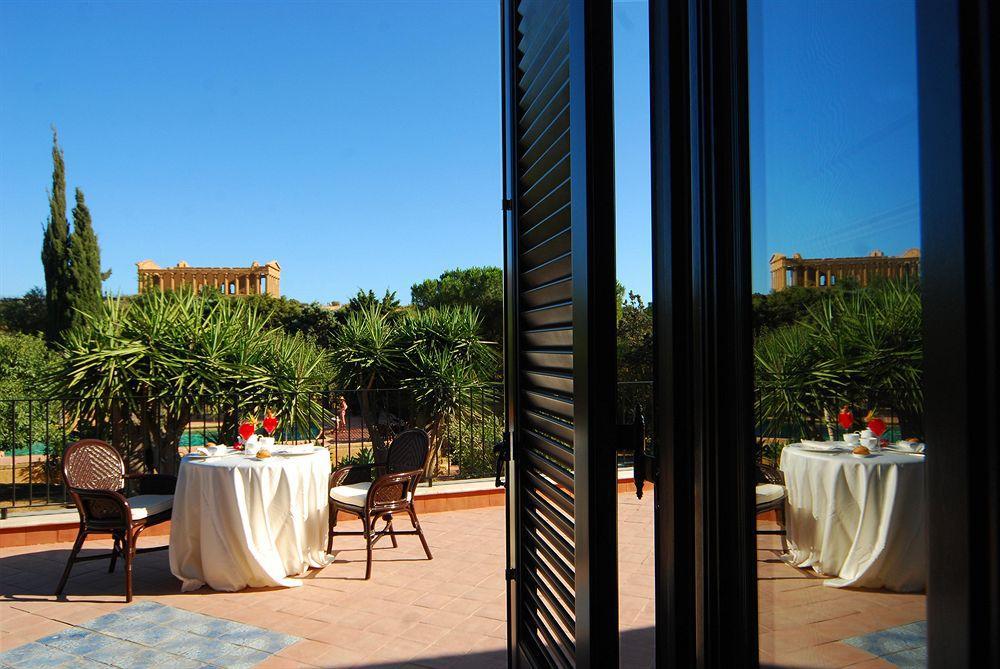 Hotel Villa Athena Agrigento Ristorante foto The terrace of the hotel