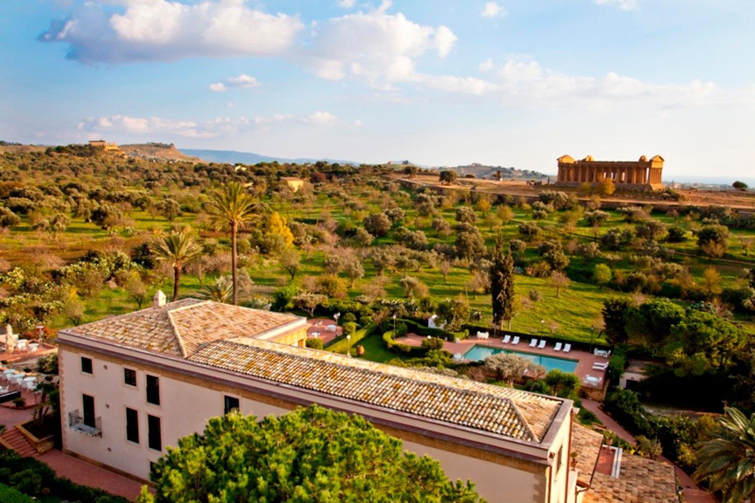 Hotel Villa Athena Agrigento Esterno foto The hotel