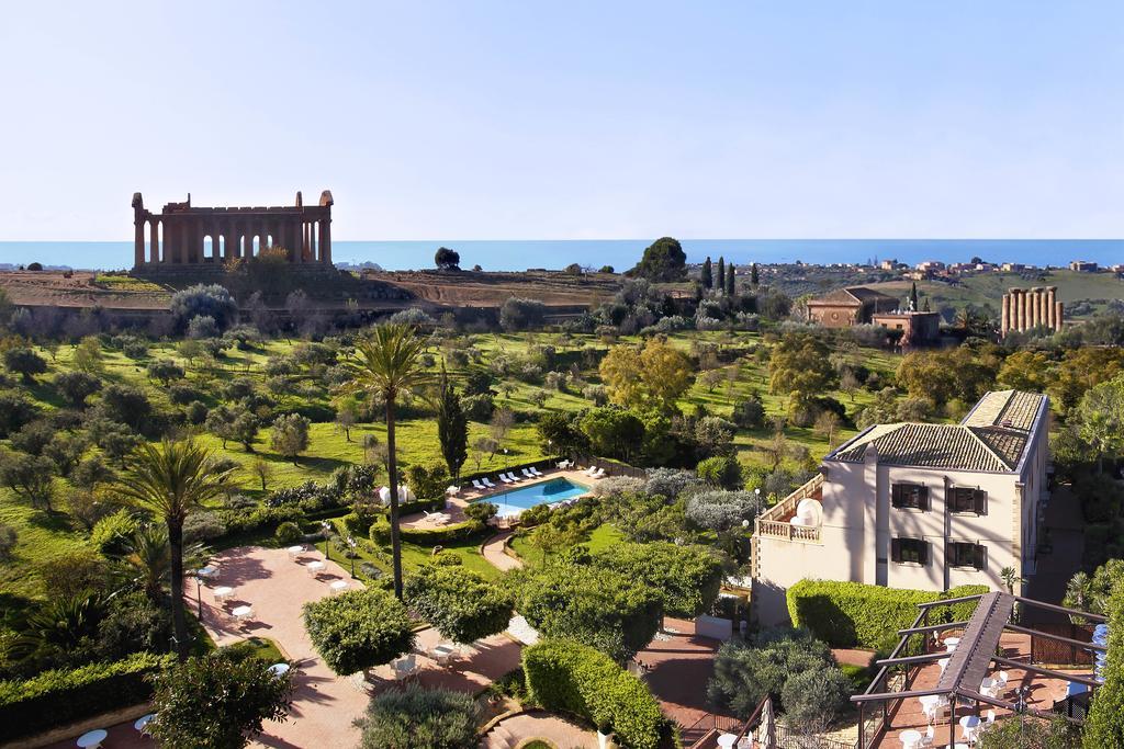 Hotel Villa Athena Agrigento Esterno foto View of the gardens
